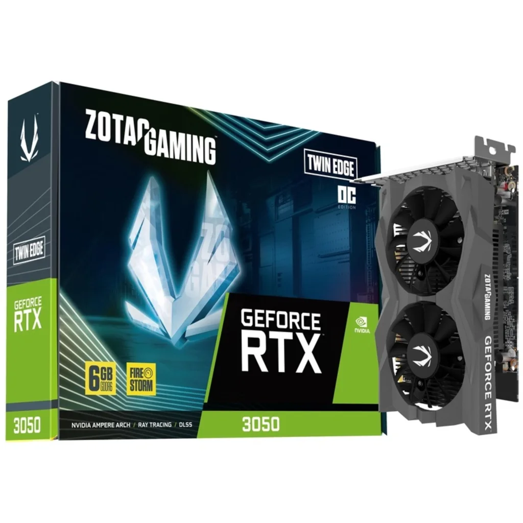 Imagen de Tarjeta de Video Nvidia GeForce Zotac GAMING RTX 3050 6GB GDDR6 Twin Edge OC